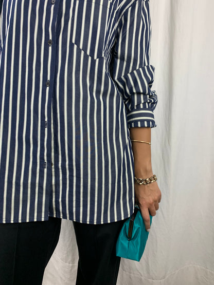Camicia a righe Blu