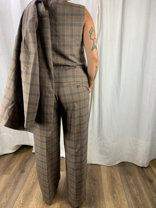 Pantaloni completo tartan