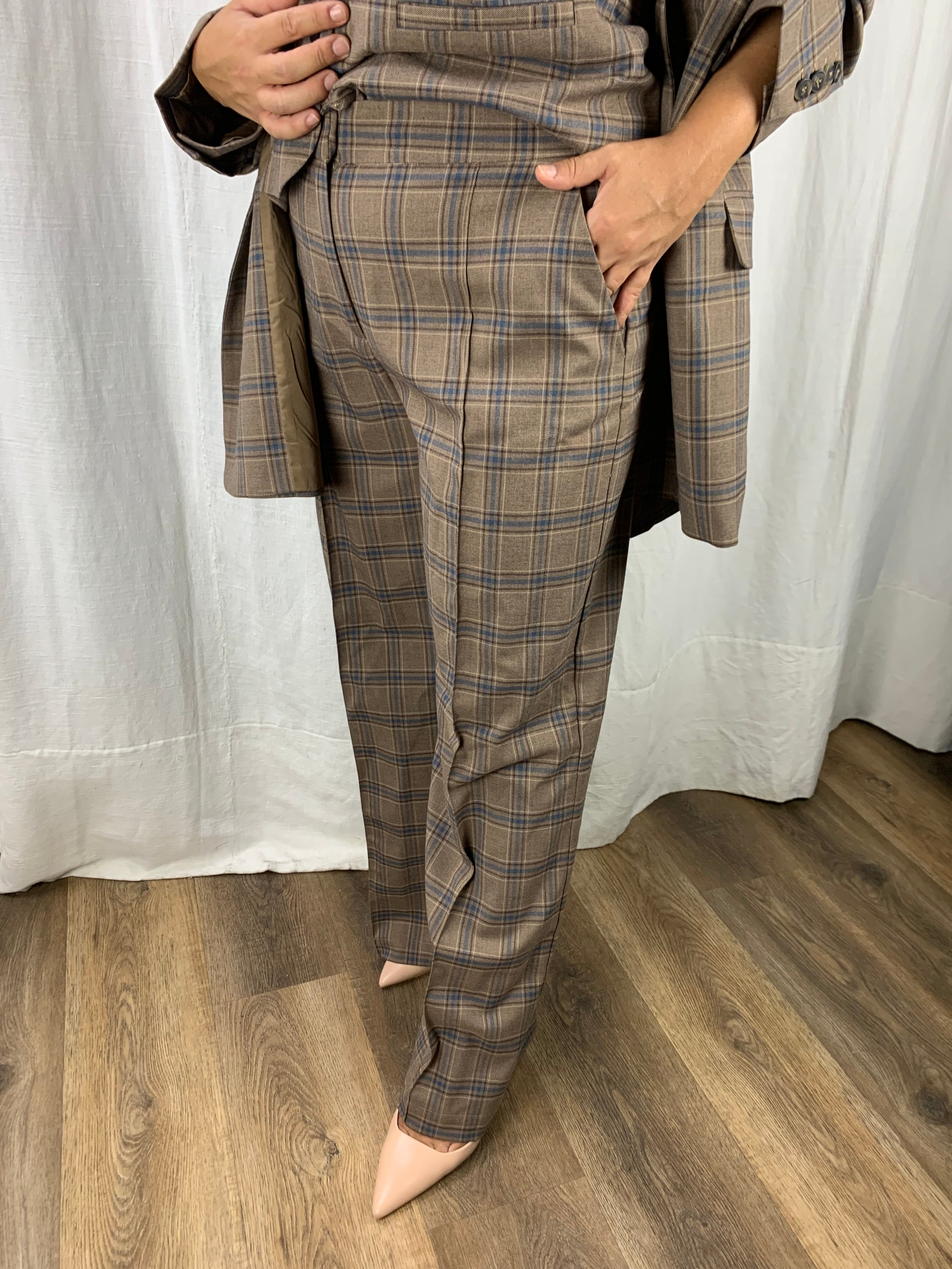 Pantaloni completo tartan