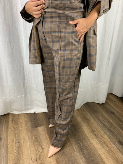 Pantaloni completo tartan