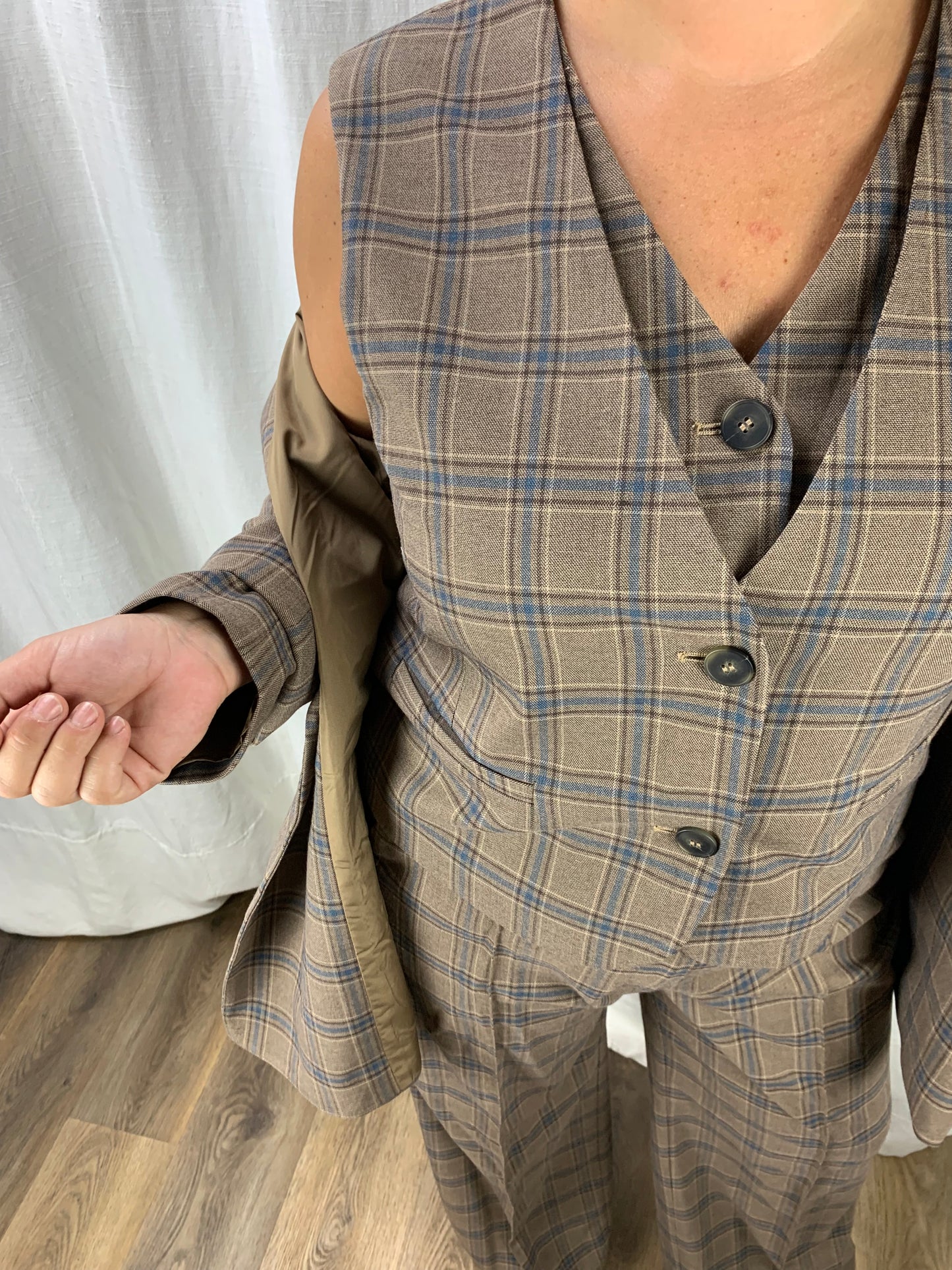 Gilet completo tartan