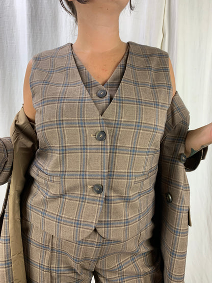 Gilet completo tartan