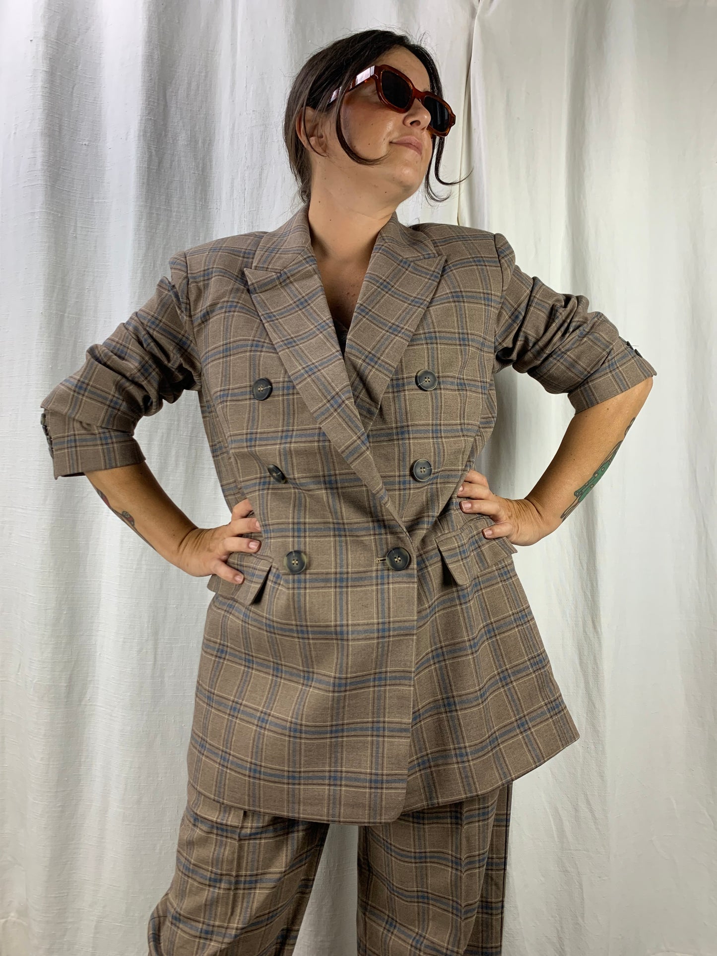 Giacca completo tartan