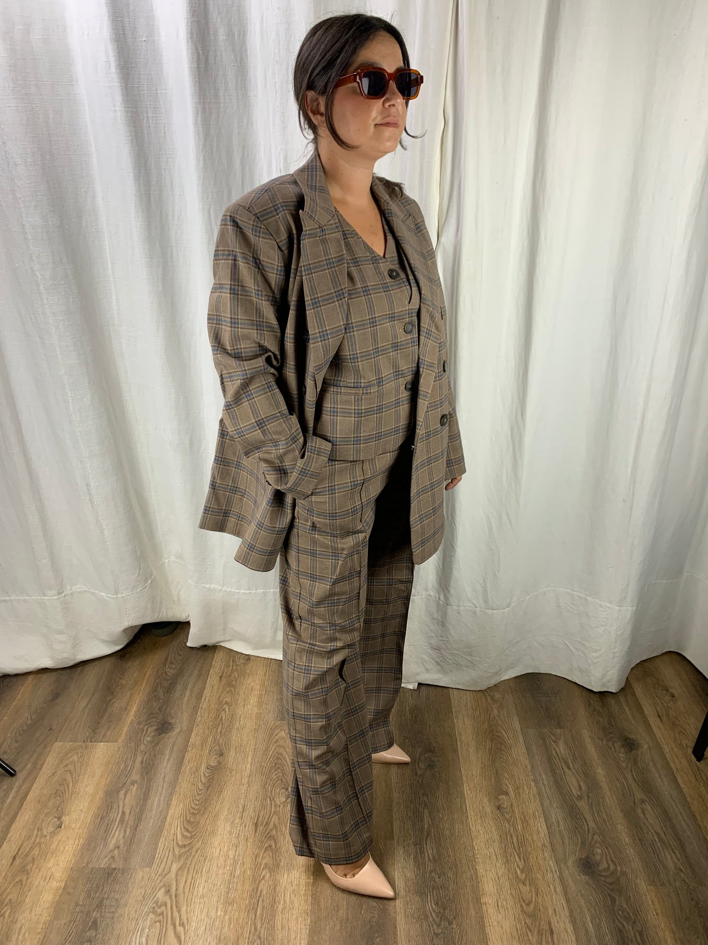 Giacca completo tartan