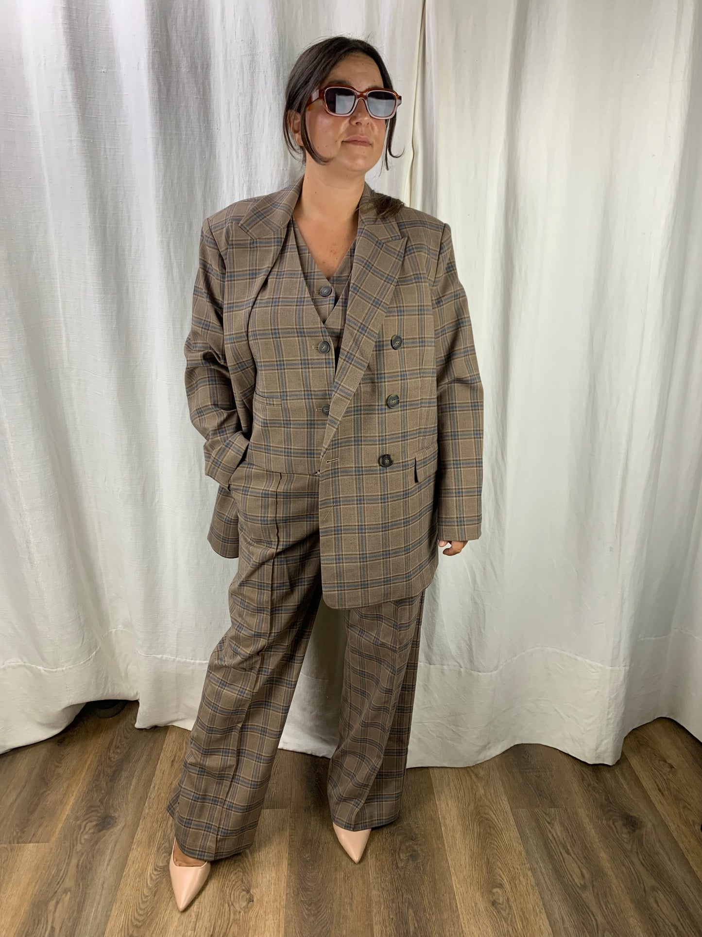 Giacca completo tartan