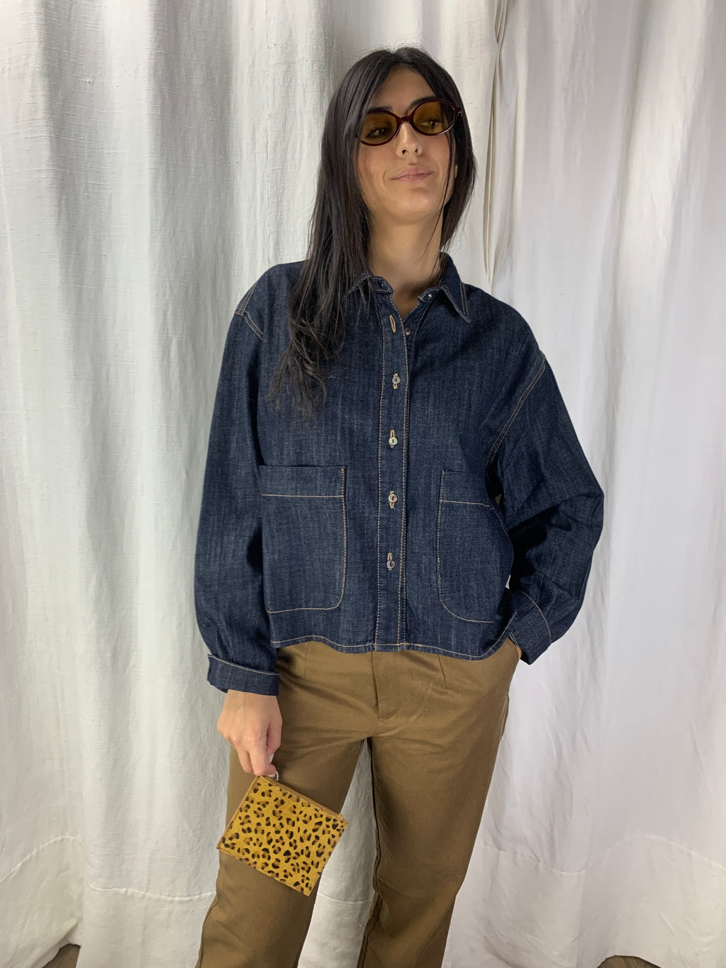 Camicia scatoletta denim