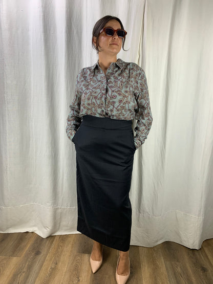 Camicia fantasia foglie