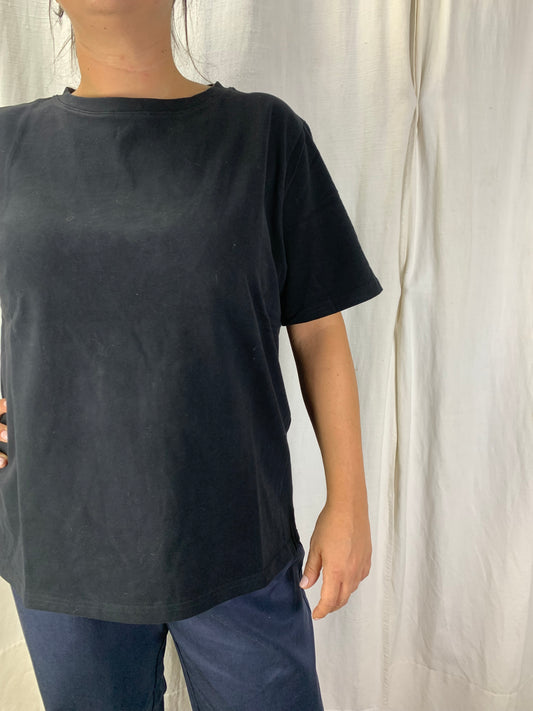 Maglietta Pesca e nero